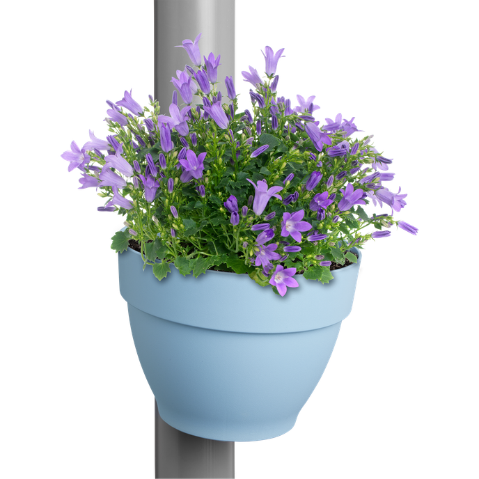 vibia campana pot gouttière 22cm bleu vintage